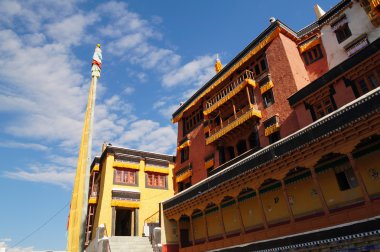 Bileşik Thiksey Manastırı Leh, Hindistan 