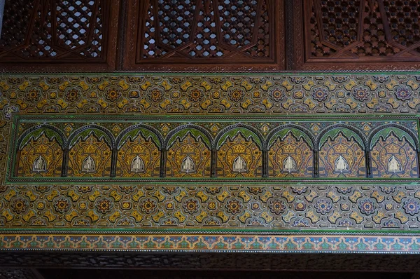 Fundo bonito em Hassan II Mesquita, Casablanca — Fotografia de Stock