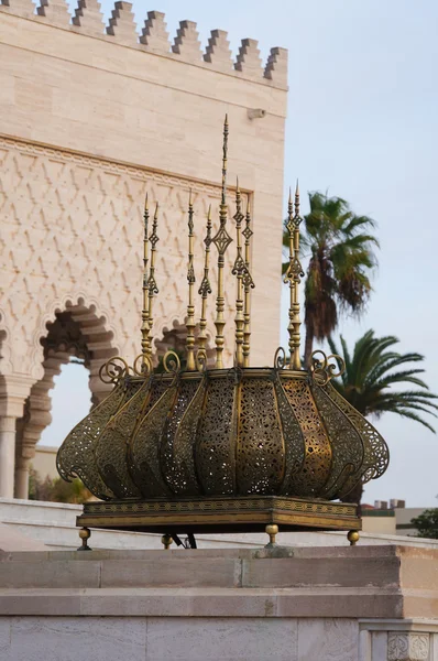 Mausoleo de Mahoma V, Rabat, Marruecos. Detalle de decoración . — Foto de Stock