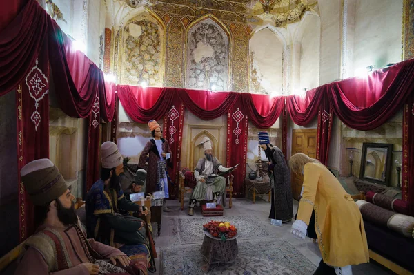 Representación de la Corte de Karim Khan en la ciudadela de Shiraz, Irán . — Foto de Stock