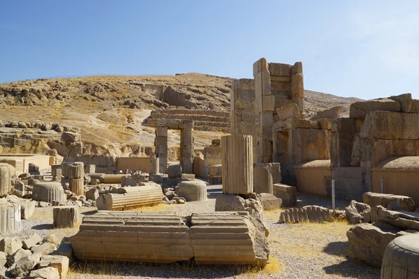 Rovine persiane a Persepolis a Shiraz, Iran . — Foto Stock