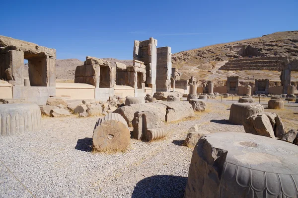 Rovine persiane a Persepolis a Shiraz, Iran . — Foto Stock