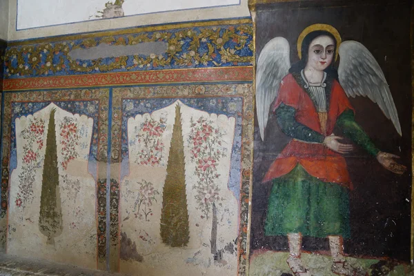 Fresco en Vank catedral, Isfahán, Irán . — Foto de Stock