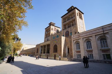 Yapı güneşin Gülistan Sarayı, Tahran, Iran.