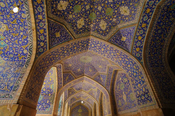 Interior da Mesquita do Imã em Isfahan, Irão . — Fotografia de Stock