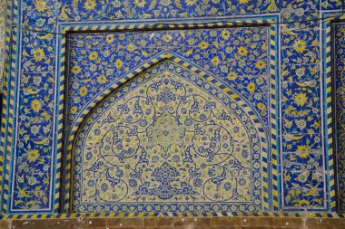 Imam Camii Isfahan, İran'ın güzel detay.
