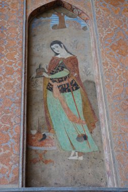 Ali Qapu Sarayı Isfahan, İran'ın güzel açık havada.