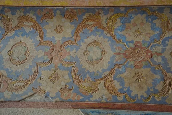 Όμορφη τοίχο του ανακτόρου Qapu Ali στο Ισφαχάν, Ιράν. — Φωτογραφία Αρχείου