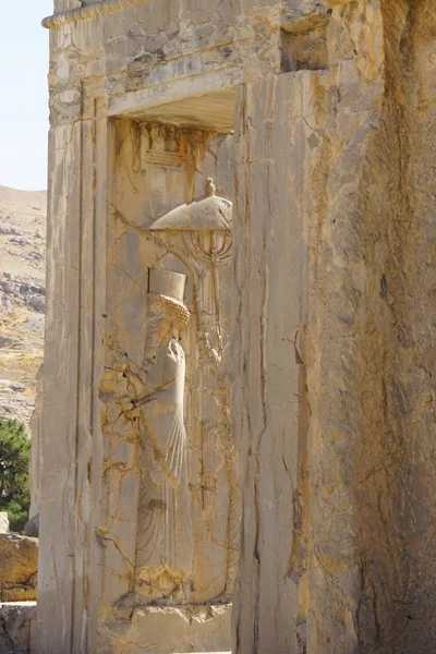 Antické ruiny Persepolis, ceremoniální kapitál Achae — Stock fotografie