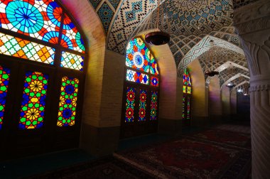 Şiraz, iran Nasır el-mülk Camii. 