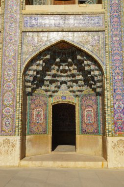 Şiraz, iran Nasır el-mülk Camii. 