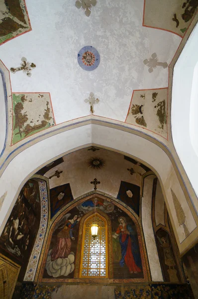 Hermosas pinturas en la catedral de Vank, Isfahán, Irán . — Foto de Stock