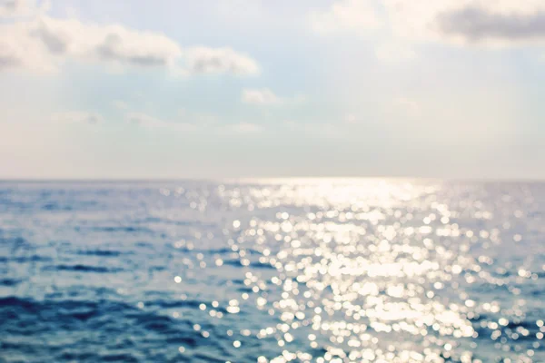 Spiaggia in tempo di tramonto, inclinazione effetto morbido — Foto Stock