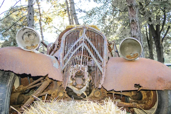 Carro Naufrágio Old Timer — Fotografia de Stock