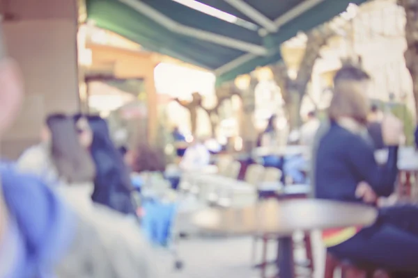 Kafe ve Restoran arka plan bulanık — Stok fotoğraf