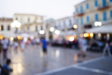 görüntü arka plan u için otelin lobisinde insanlar bulanıklık