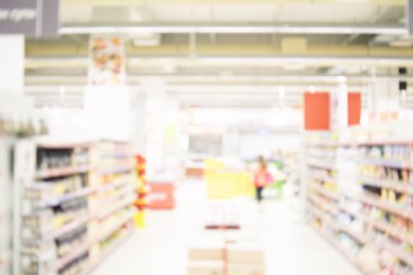 arkaplan için bulanık süpermarket