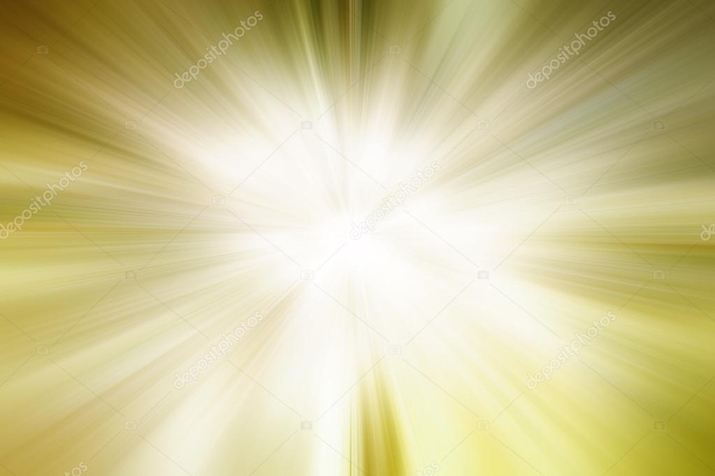 Abstract golden holiday background with radial blur