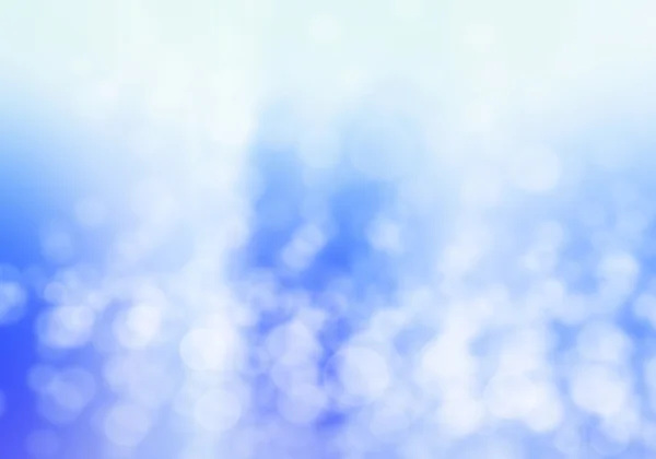Unscharfe Lichter auf blauem Hintergrund oder Lichter auf blauem Hintergrund — Stockfoto