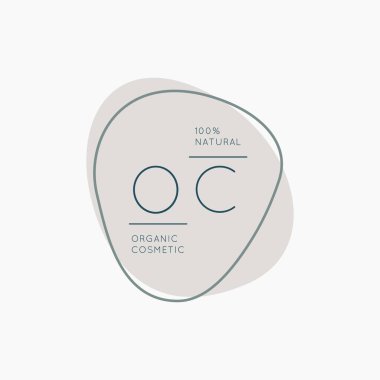 Basit stilde minimal logo tasarım şablonları - Pastel renklerde vektör soyut rozeti Organik kozmetik, Yaratıcı Stüdyo, Güzellik Salonu, SPA