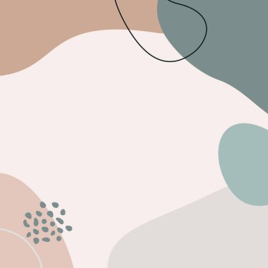 Geometrik şekillerin soyut pembe arkaplan çizgisi minimum bir stilde. Sosyal medya paylaşımı için vektör şablonları