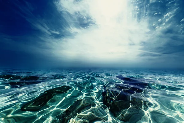 Vista submarina del mar —  Fotos de Stock