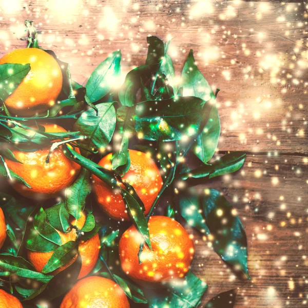 Composition de Noël aux mandarines — Photo