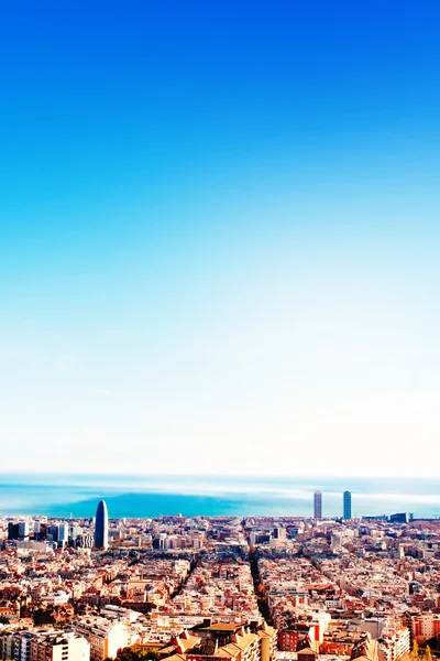 Mooie Cityscape van Barcelona — Stockfoto