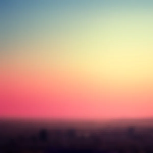 Abstract Defocused Sunset — Stock Photo, Image