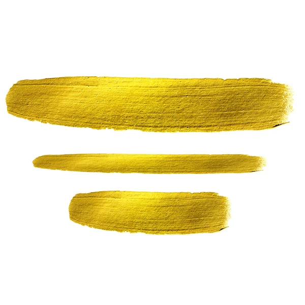 Altın suluboya dokulu boya lekesi