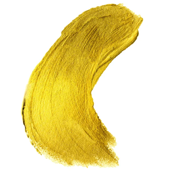 Gold Texture Paint Stain — Stock Photo, Image