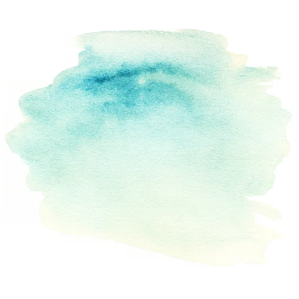 Tache d'encre aquarelle colorée abstraite — Photo