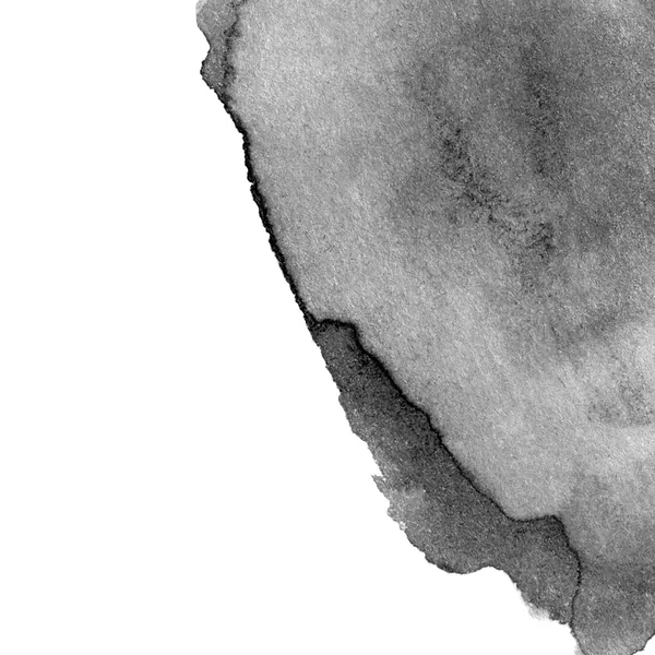 Відтінки сірого акварель сплеск — стокове фото