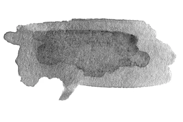 Ręcznie rysowane akwarela Czarna plama — Zdjęcie stockowe