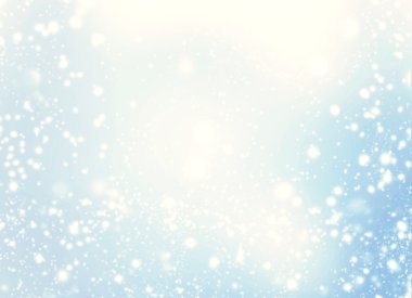 Kar taneleriyle soyut noel arkaplanı