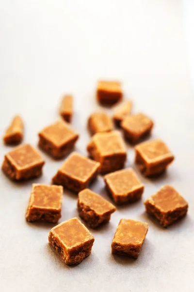 Toffees Caramel Pieces — Stock Photo, Image