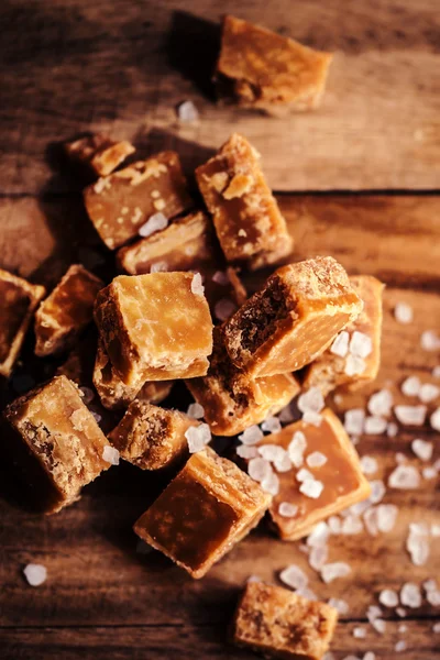 Partes de caramelo salgado — Fotografia de Stock