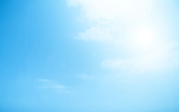 Blurry Cloudy blue sky — Stock Photo, Image