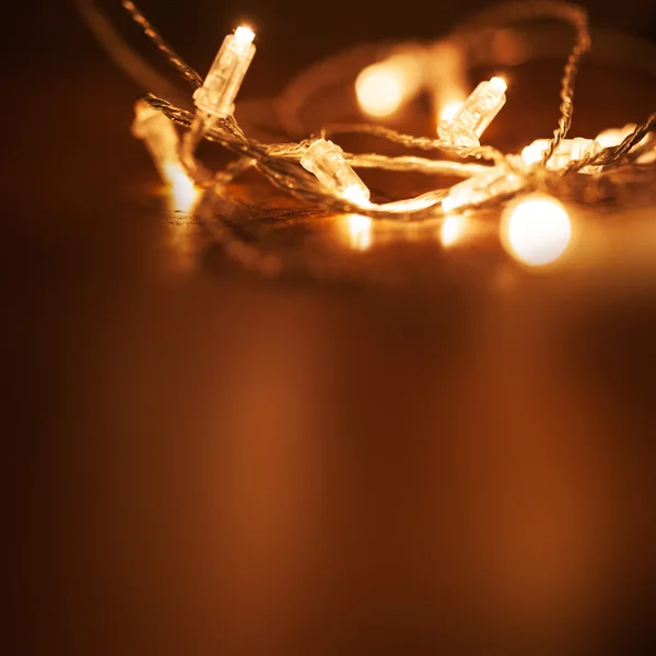 Joyeux Noël guirlande lumières — Photo