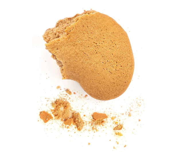Stück Lebkuchen Isoliert Auf Weißem Hintergrund Honig Und Ingwerkekse Aus — Stockfoto