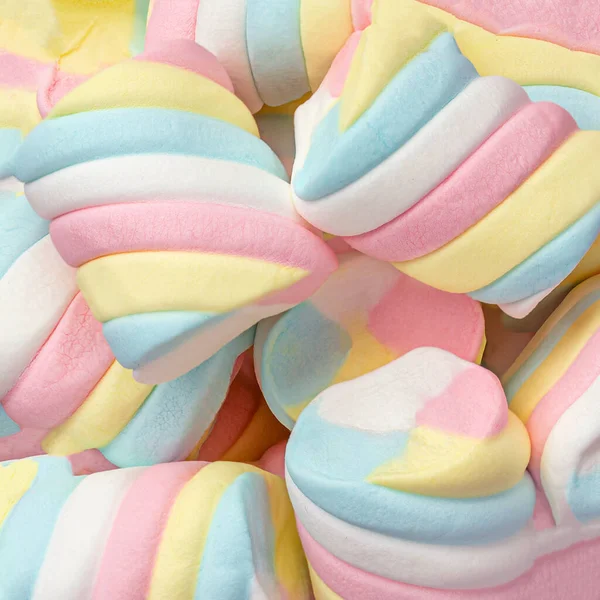 Fundo Padrão Marshmallow Sobremesa Cor Pastel Conceito Comida Doce Bico — Fotografia de Stock