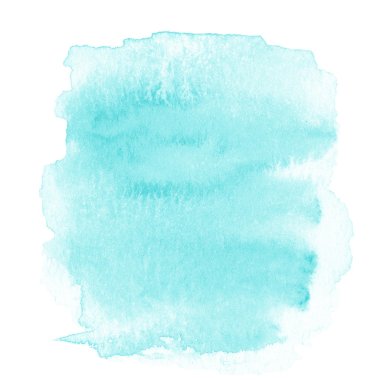 Abstract light blue watercolor background clipart