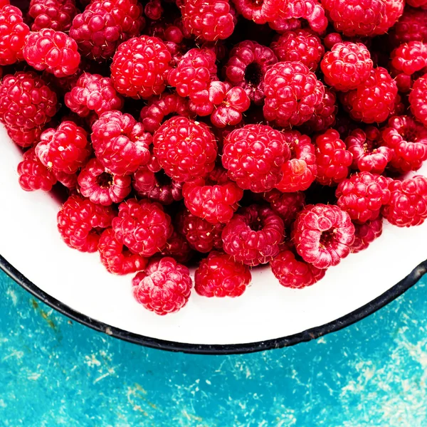 Ripe Summer Raspberries — Stock Photo, Image