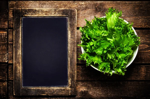 Fresh green Lettuce Salad — Stock Photo, Image