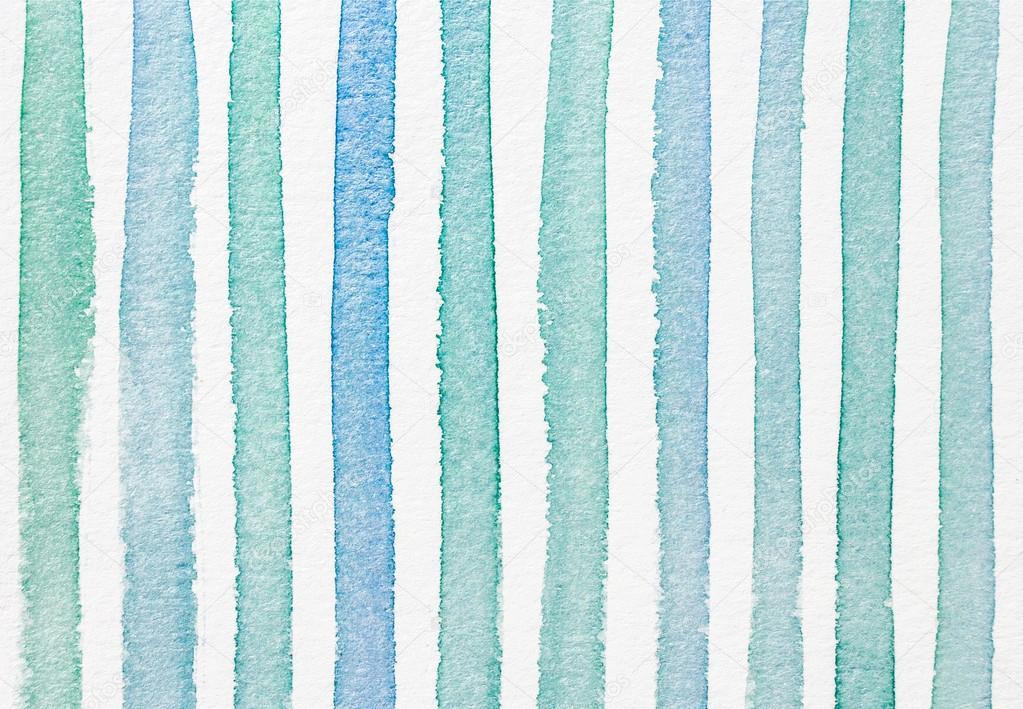 Watercolor striped textured background
