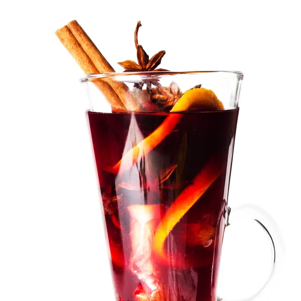 Vino rimuginato caldo rosso — Foto Stock