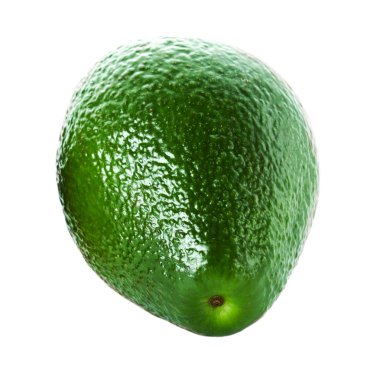 tüm avokado beyaz arkaplanda.