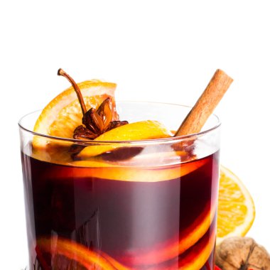 Kış ve Noel tatili için sıcak şarap