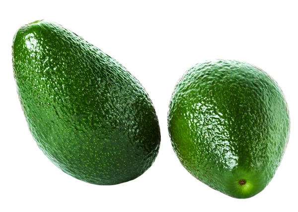 Zwei frische grüne Avocado — Stockfoto