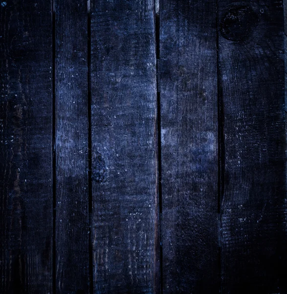 Sötét kék grunge fa háttér — Stock Fotó